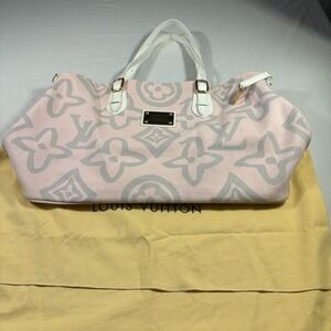 Authentic Louis Vuitton Antigua Cabas GM P ink Pre-Owned Monogram Canvas Tote
